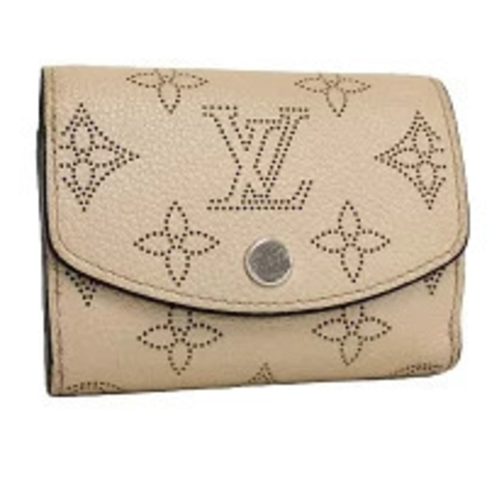 LOUIS VUITTON Portefeuille Iris Monogram Mahina Bi fold Wallet